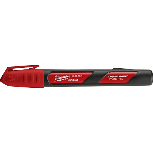 INKZALL™ Red Liquid Paint Marker - AAA Industrial Supply