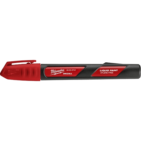 INKZALL™ Red Liquid Paint Marker - AAA Industrial Supply