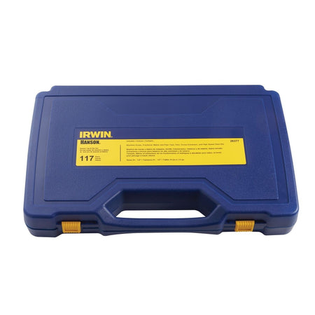 Irwin 117 - Pc Machine Screw / Fractional / Metric Tap & Hex Die And Drill Bit Deluxe Set - AAA Industrial Supply