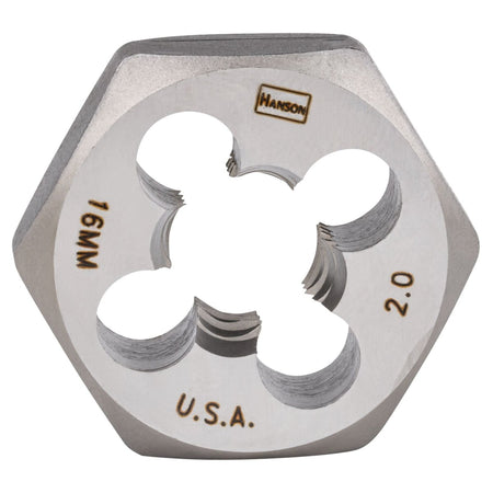 Irwin 16 Mm – 2.00 Hexagon Metric Die With 1 - 7/16 In. Diameter - AAA Industrial Supply