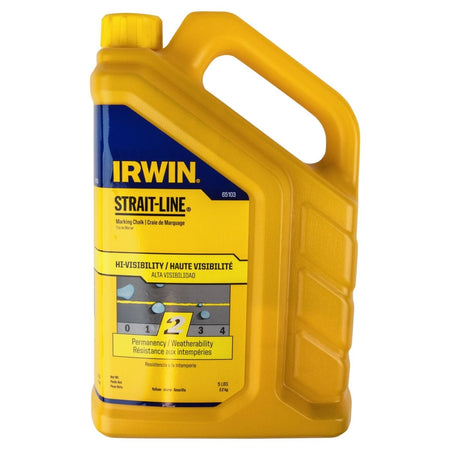 Irwin - 5 Lb. Yellow Chalk Hi - Vis 65103 - AAA Industrial Supply