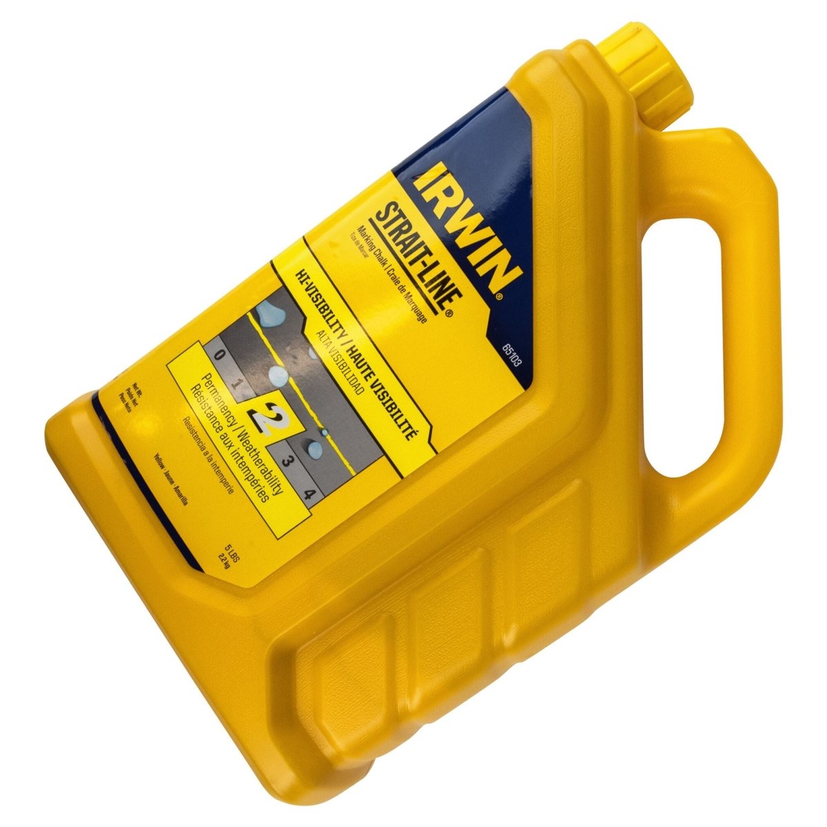 Irwin - 5 Lb. Yellow Chalk Hi - Vis 65103 - AAA Industrial Supply