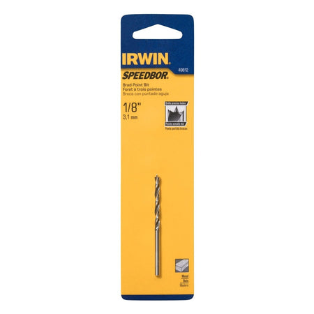 Irwin Brad Point Drill Bit, 1/8" - AAA Industrial Supply
