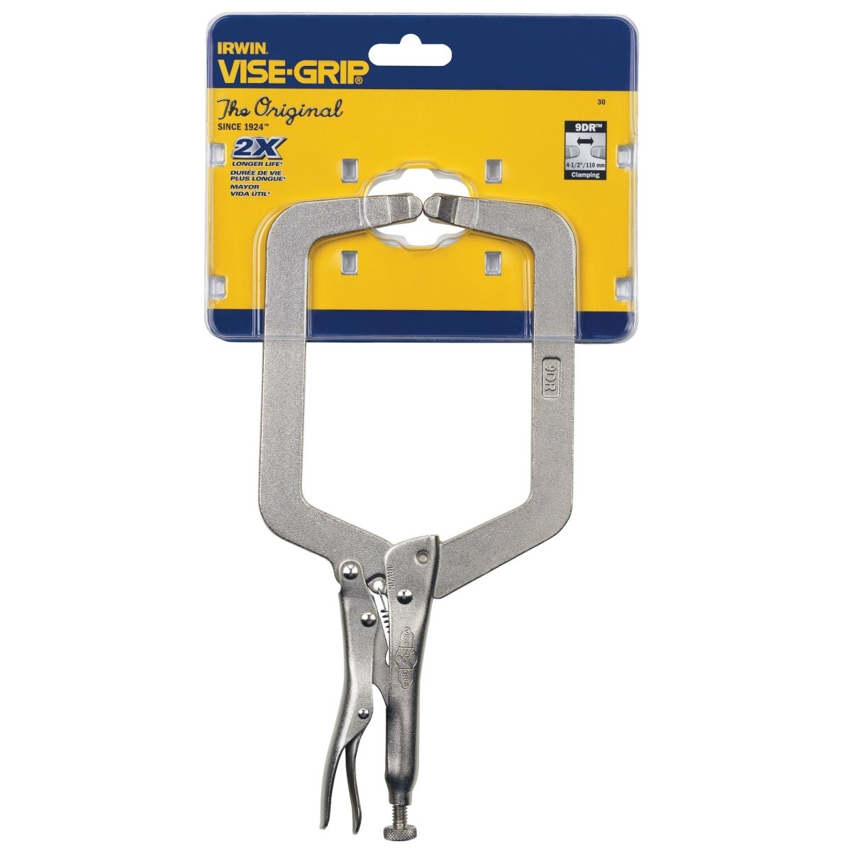 Irwin Clmp Lckng 9Dr 9In/Reg Tip 30 - AAA Industrial Supply