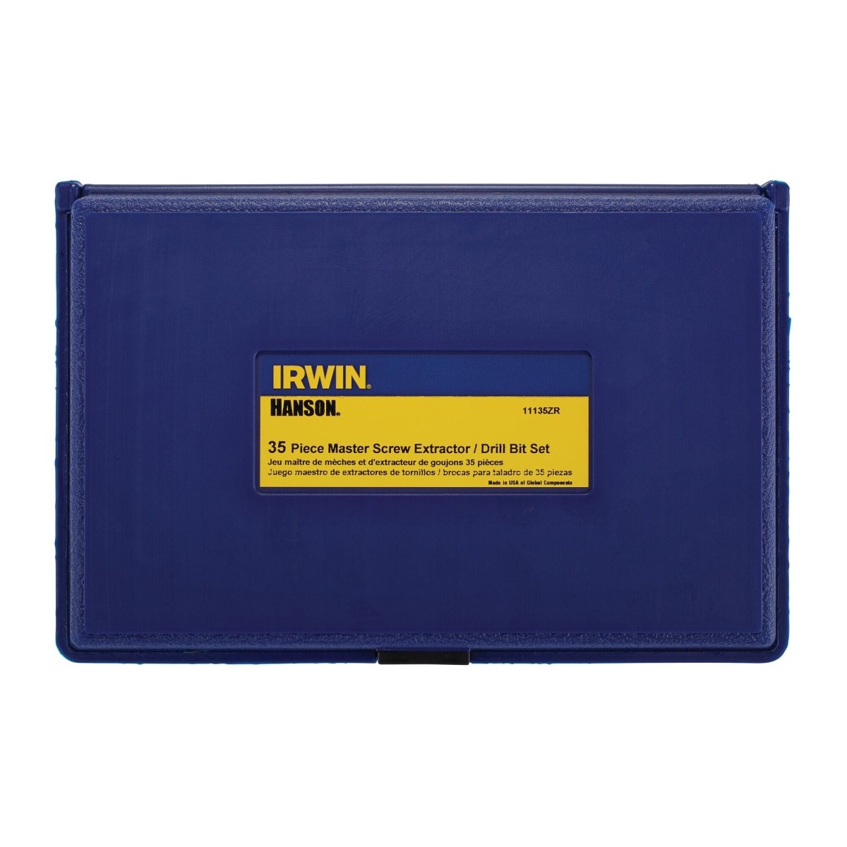 Irwin Hanson Screw Extractor And Drill Bit Set, 35 - Piece - AAA Industrial Supply