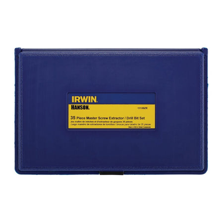 Irwin Hanson Screw Extractor And Drill Bit Set, 35 - Piece - AAA Industrial Supply