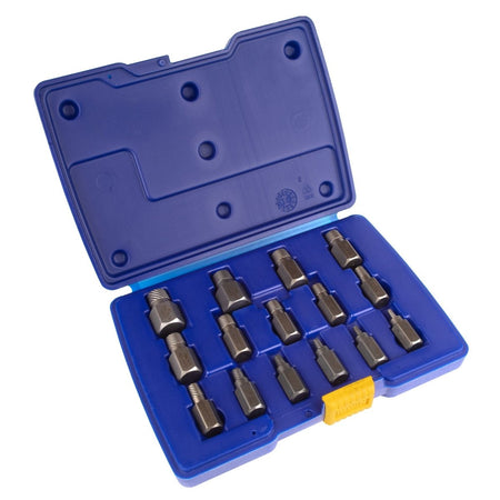 Irwin Hex Head Multi - Spline Screw Extractor Set (15 Pc.) - AAA Industrial Supply