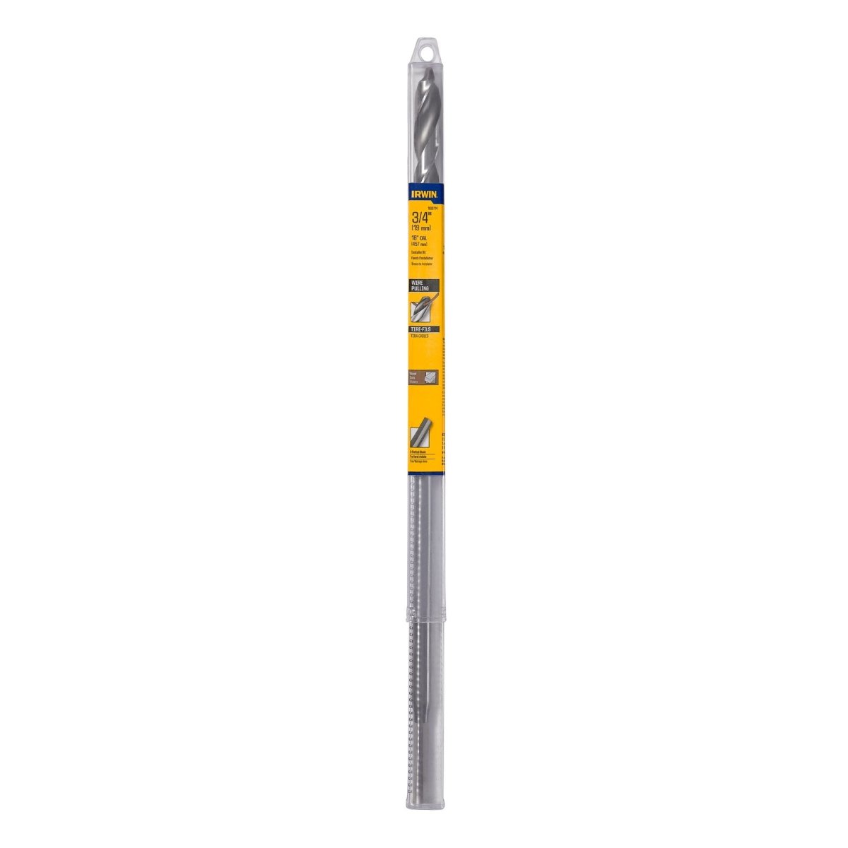 Irwin Installer Drill Bit For Wood, Straight Shank, 18 - Inch X 3/4 - Inch - AAA Industrial Supply