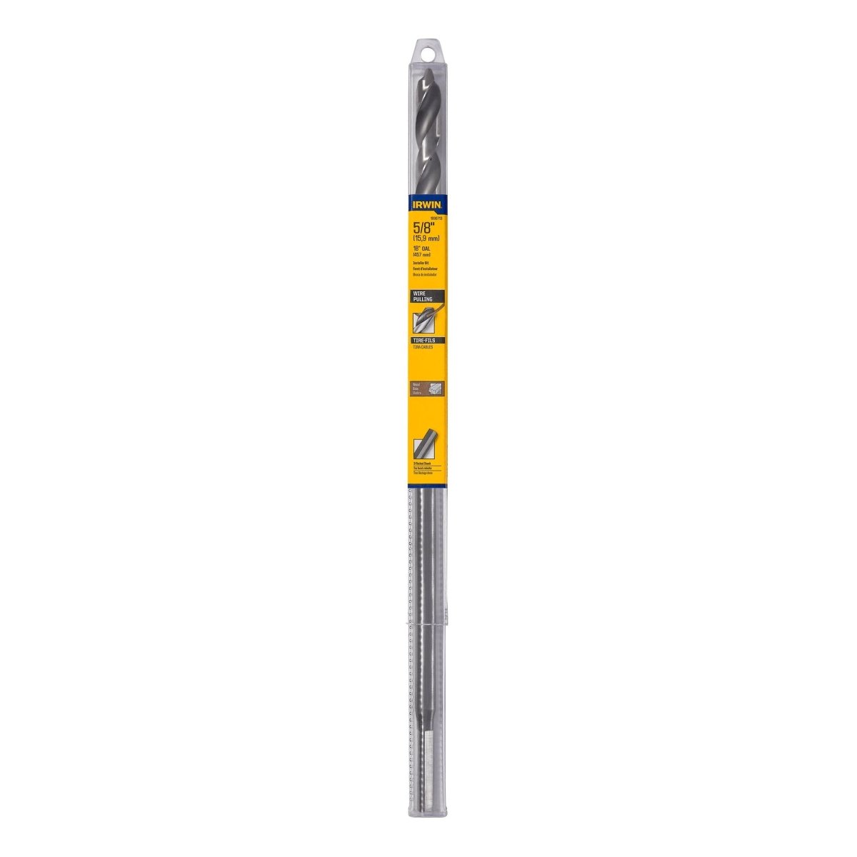 Irwin Installer Drill Bit For Wood, Straight Shank, 18 - Inch X 5/8 - Inch - AAA Industrial Supply