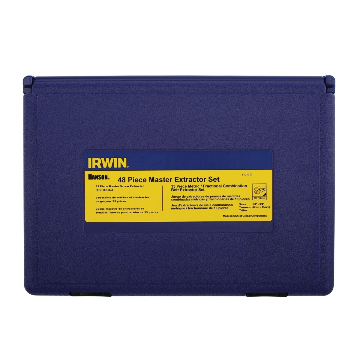Irwin Screw Extractor/Drill Bit Set, 48 - Piece - AAA Industrial Supply