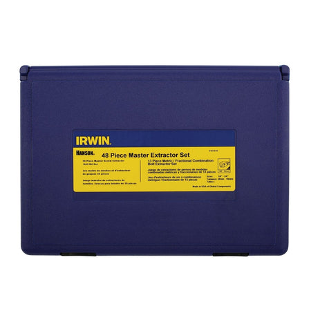 Irwin Screw Extractor/Drill Bit Set, 48 - Piece - AAA Industrial Supply