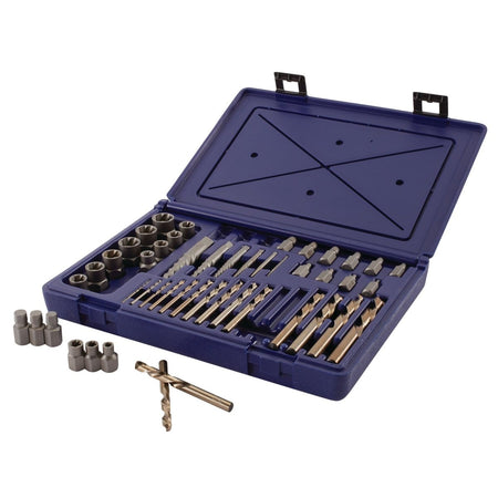Irwin Screw Extractor/Drill Bit Set, 48 - Piece - AAA Industrial Supply