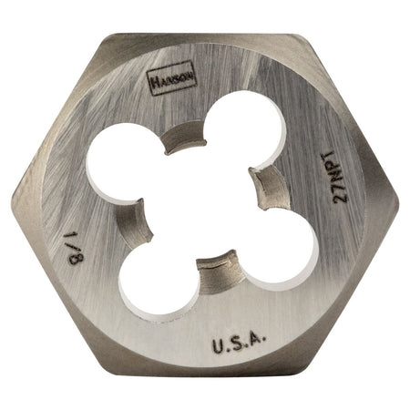 Irwin Septls5857402 - Hanson High Carbon Steel Re - Threading Hexagon Taper Pipe Dies - AAA Industrial Supply