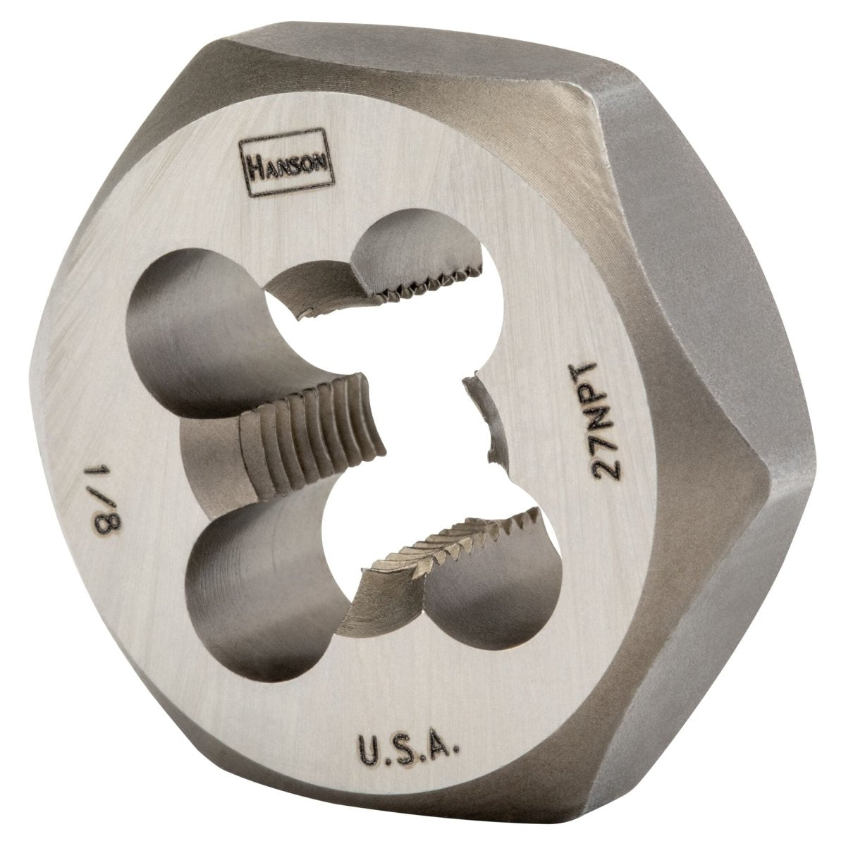 Irwin Septls5857402 - Hanson High Carbon Steel Re - Threading Hexagon Taper Pipe Dies - AAA Industrial Supply