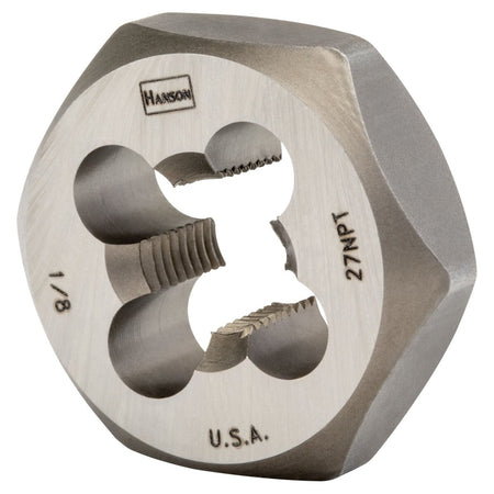 Irwin Septls5857402 - Hanson High Carbon Steel Re - Threading Hexagon Taper Pipe Dies - AAA Industrial Supply