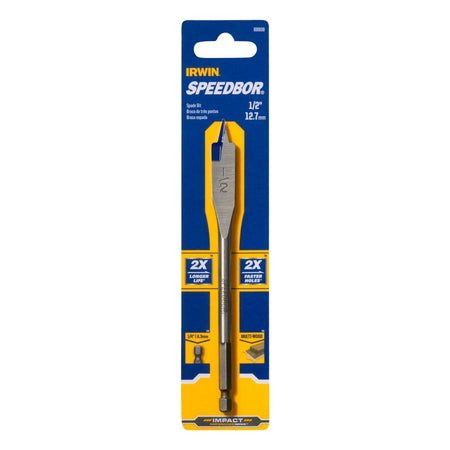 Irwin Speedbor Spade Wood Drill Bit 1/2" X 6" - AAA Industrial Supply