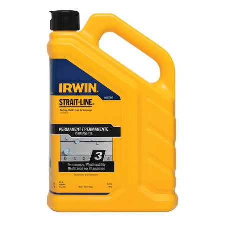 Irwin Strait - Line Permanent Marking Chalk, 5 - Pound, Black (2032160) - AAA Industrial Supply