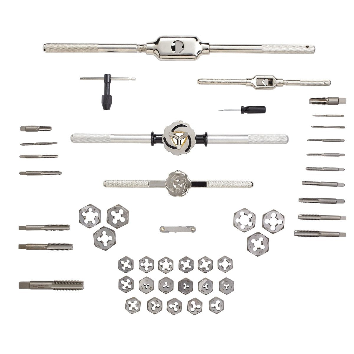 Irwin Tap And Die Set, Fractional, 53 - Piece - AAA Industrial Supply