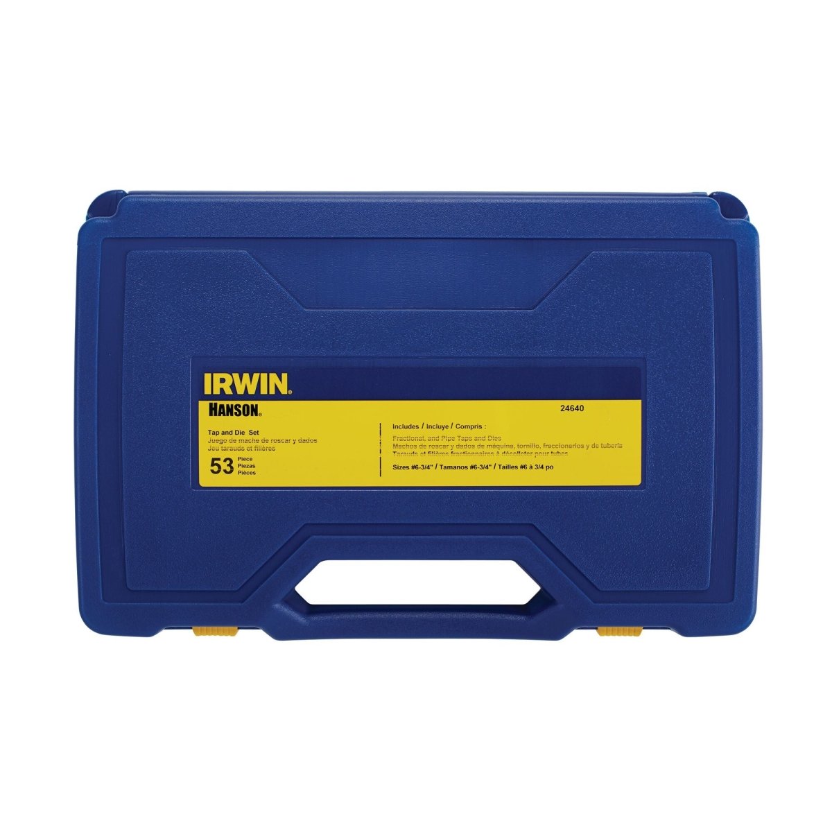 Irwin Tap And Die Set, Fractional, 53 - Piece - AAA Industrial Supply