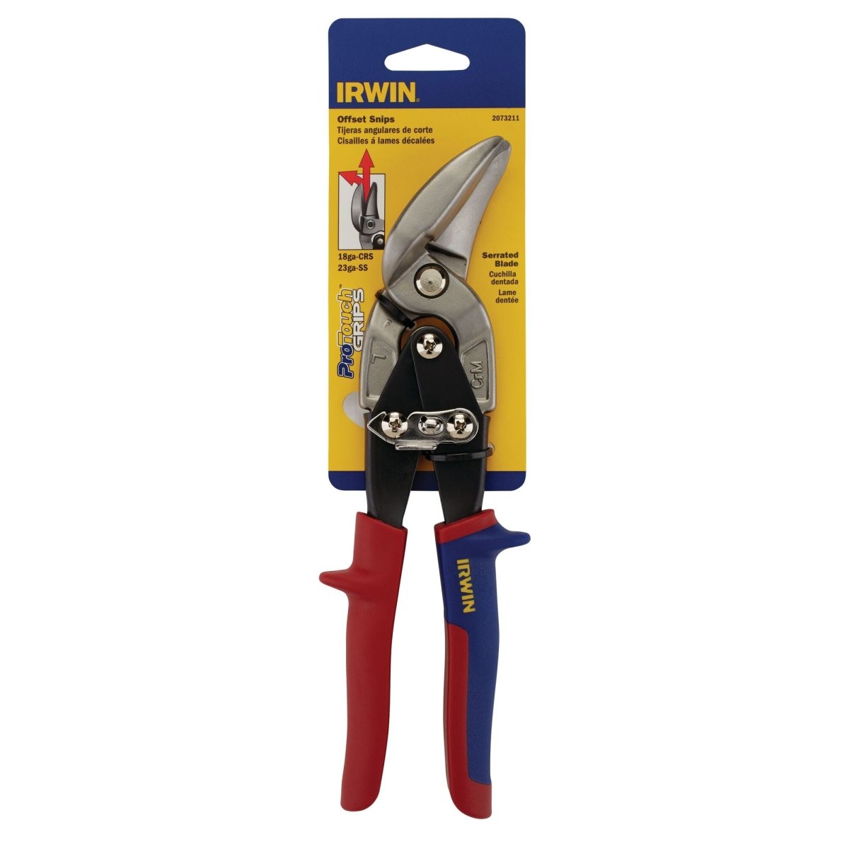 Irwin Tin Snip With Left Cut Offset - AAA Industrial Supply
