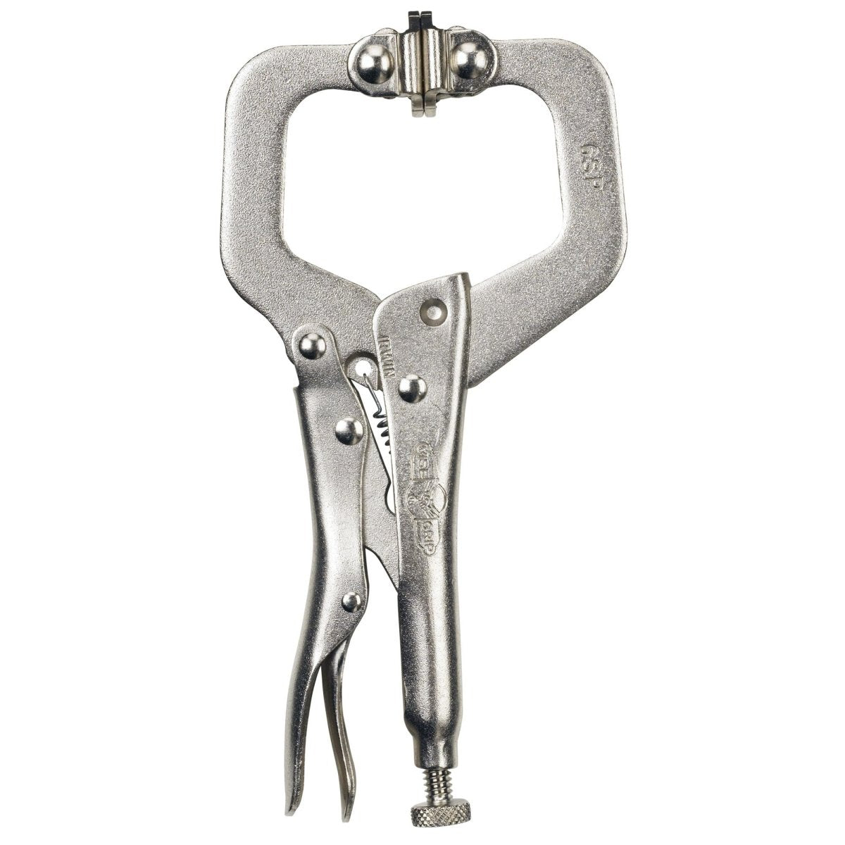 Irwin Vise - Grip C Clamp, Locking With Swivel Pads, 2 - Inch - AAA Industrial Supply