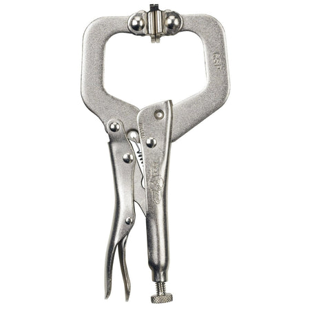 Irwin Vise - Grip C Clamp, Locking With Swivel Pads, 2 - Inch - AAA Industrial Supply