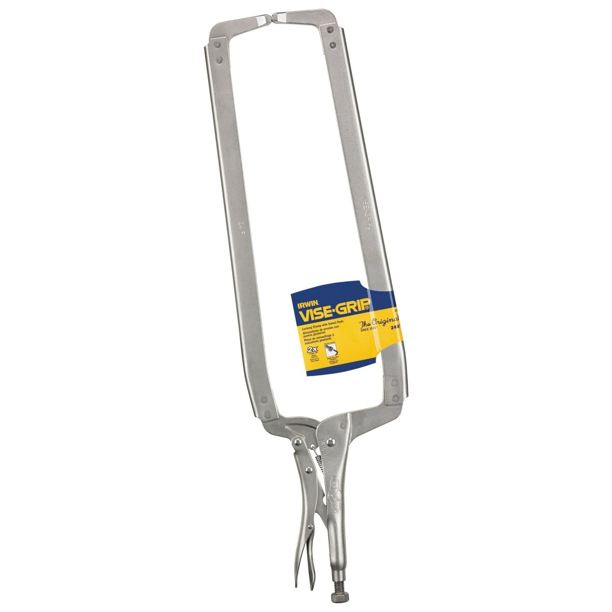 Irwin Vise - Grip C Clamp, Original Locking, Regular Tips, 24 - Inch - AAA Industrial Supply