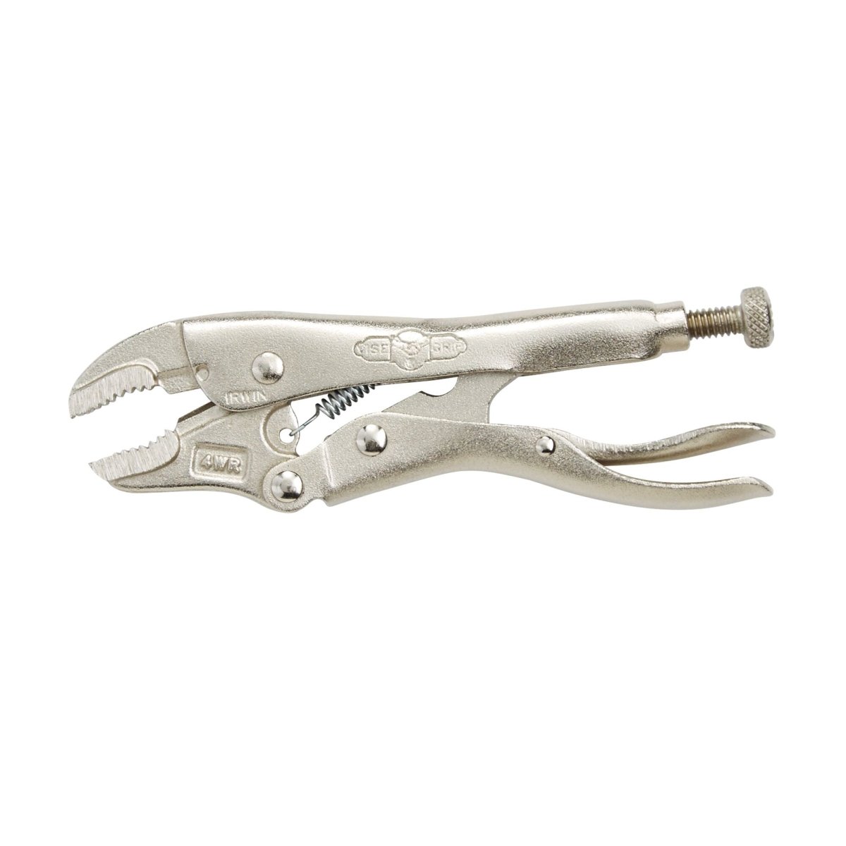 Irwin Vise - Grip Curved Jaw Locking Pliers With Wire Cutter, 4 - Inch (10) - AAA Industrial Supply