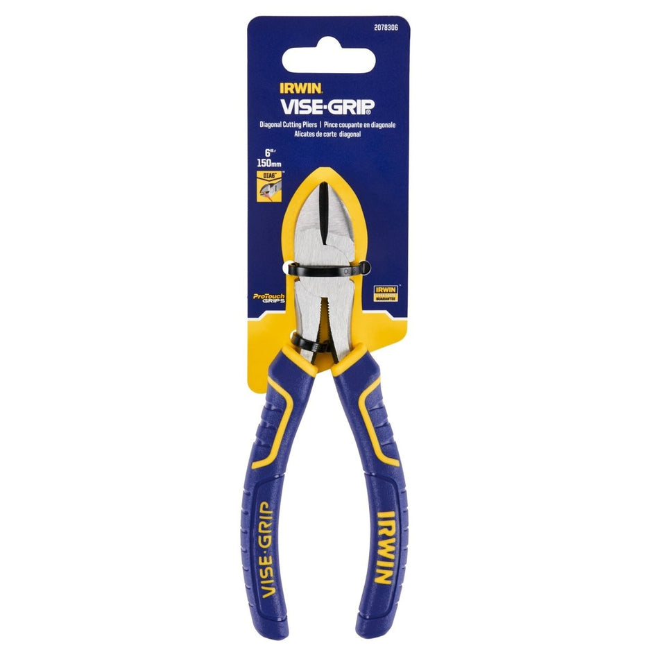 Irwin Vise - Grip Diagonal Cutting Pliers, 6 - Inch - AAA Industrial Supply