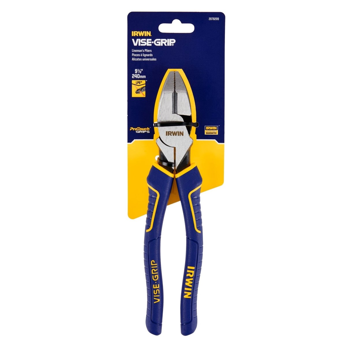 Irwin Vise - Grip Lineman'S Pliers, 9 - 1/2 - Inch - AAA Industrial Supply