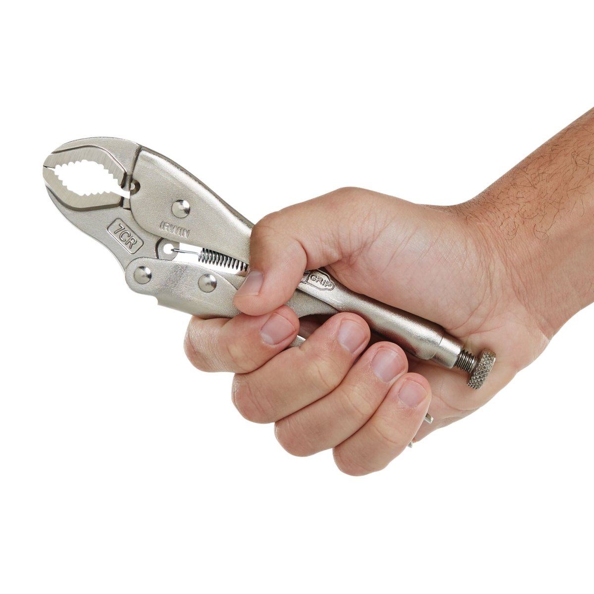 Irwin Vise - Grip Locking Pliers, Original, Curved Jaw, 7 - Inch - AAA Industrial Supply