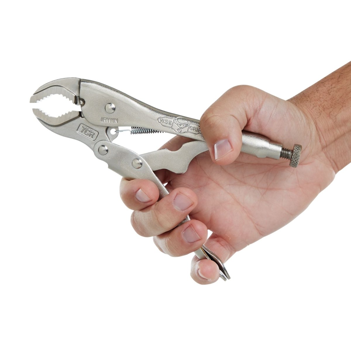 Irwin Vise - Grip Locking Pliers, Original, Curved Jaw, 7 - Inch - AAA Industrial Supply