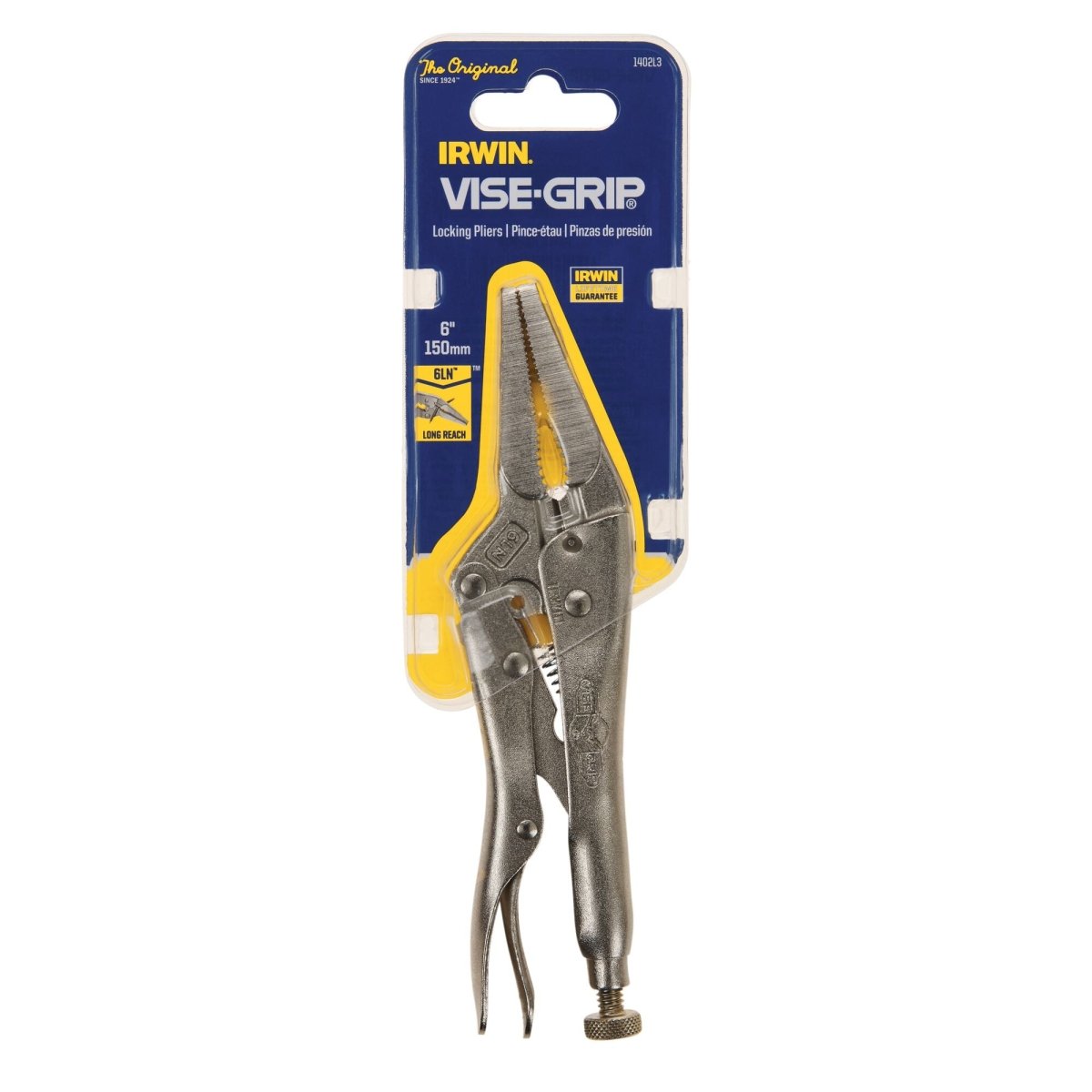 Irwin Vise - Grip Locking Pliers, Original, Long Nose, 6 - Inch - AAA Industrial Supply
