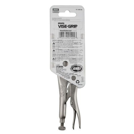Irwin Vise - Grip Locking Pliers, Original, Long Nose, 6 - Inch - AAA Industrial Supply