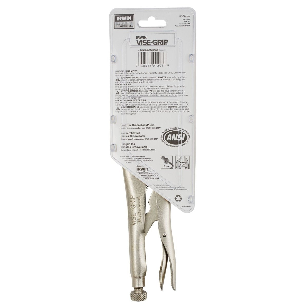 Irwin Vise - Grip Locking Pliers Set, Large, 12 - Inch - AAA Industrial Supply