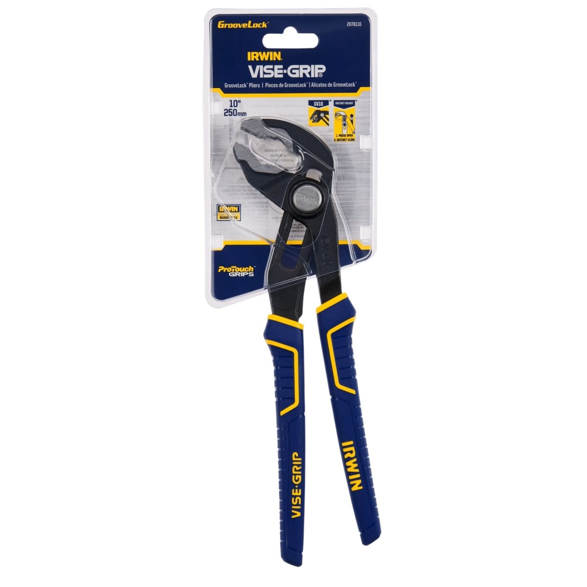 Irwin Vise - Grip Locking Pliers, V - Jaw, 10 - Inch - AAA Industrial Supply
