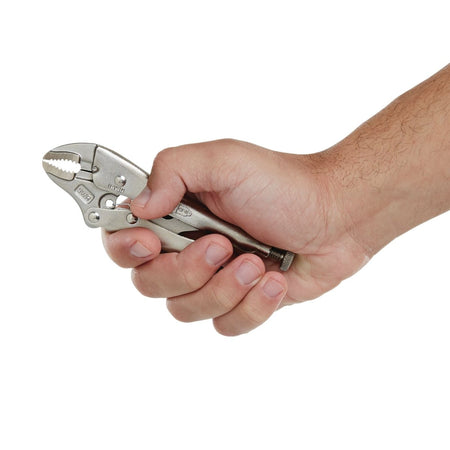 Irwin Vise - Grip Locking Pliers With Wire Cutter, 5 - Inch, Curved Jaw - AAA Industrial Supply