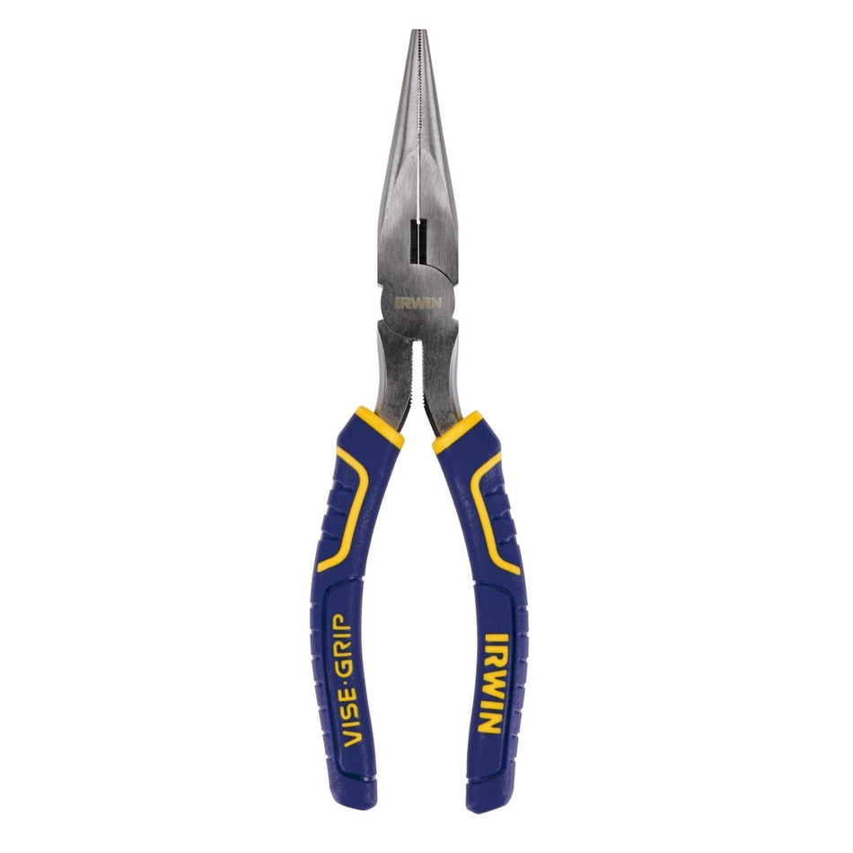 Irwin Vise - Grip Long Nose Pliers With Wire Cutter, 8 - Inch - AAA Industrial Supply