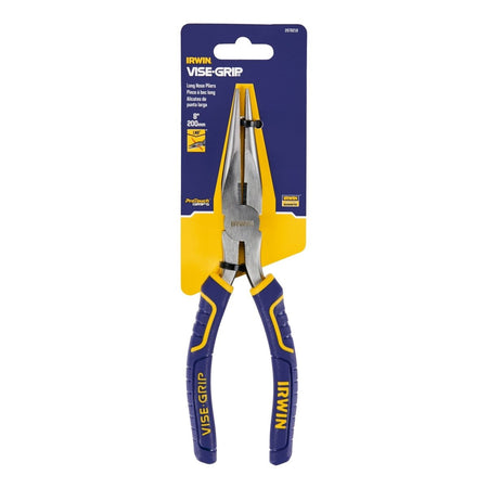 Irwin Vise - Grip Long Nose Pliers With Wire Cutter, 8 - Inch - AAA Industrial Supply