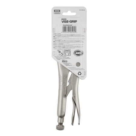 Irwin Vise - Grip Original Locking Pliers With Wire Cutter, Curved Jaw, 10 - Inch - AAA Industrial Supply