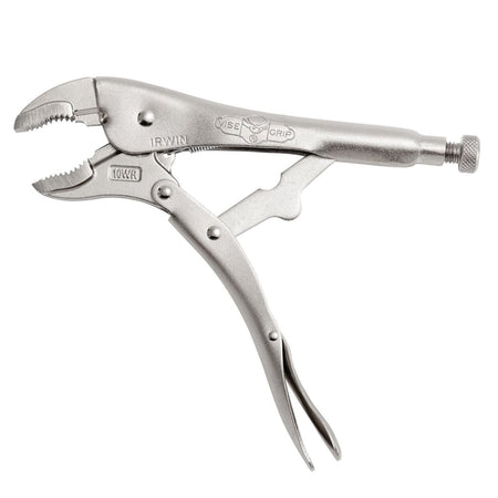 Irwin Vise - Grip Original Locking Pliers With Wire Cutter, Curved Jaw, 10 - Inch - AAA Industrial Supply