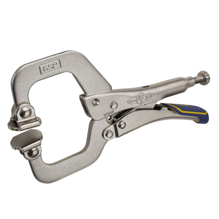 Irwin Vise - Grip Welding Pliers, Fast Release, C - Clamp Locking With Swivel Pads, 6 - Inch - AAA Industrial Supply
