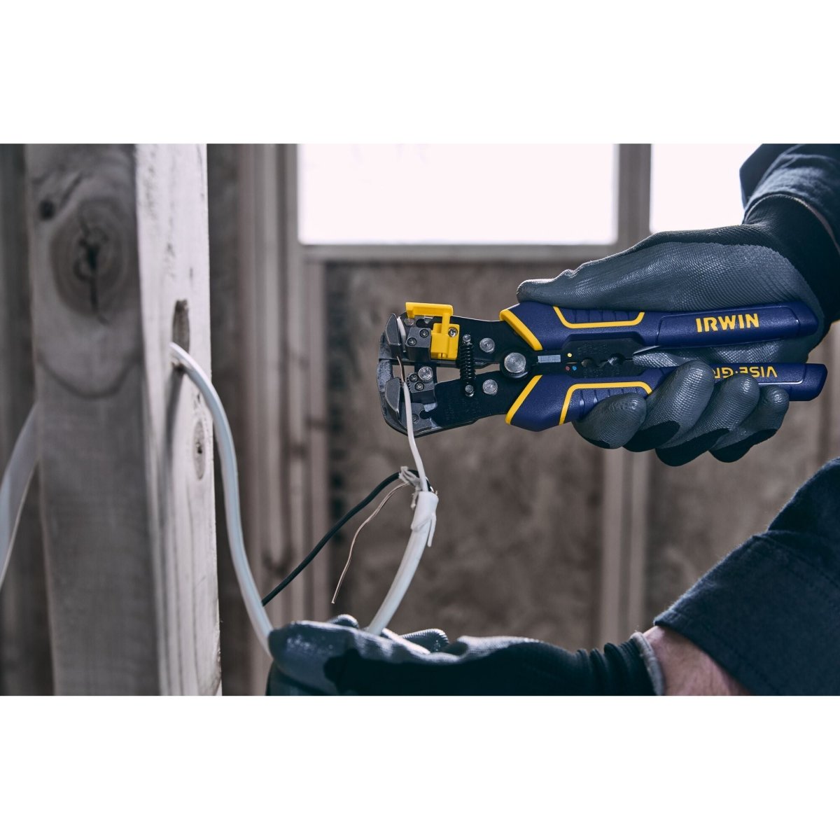 Irwin Vise - Grip Wire Stripper, Self - Adjusting, 8 - Inch - AAA Industrial Supply