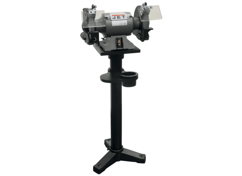 JBG - 8A 8in Shop Bench Grinder & JPS - 2A Stand - AAA Industrial Supply