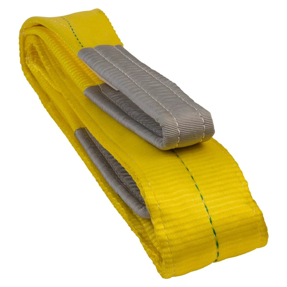 JET Eye & Eye 2 - Ply Polyester 4in x 10ft Web Sling - AAA Industrial Supply
