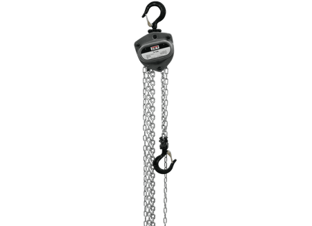 L - 100 - 250WO - 10, 1/4 - Ton Hand Chain Hoist With 10ft Lift & Overload Protection - AAA Industrial Supply