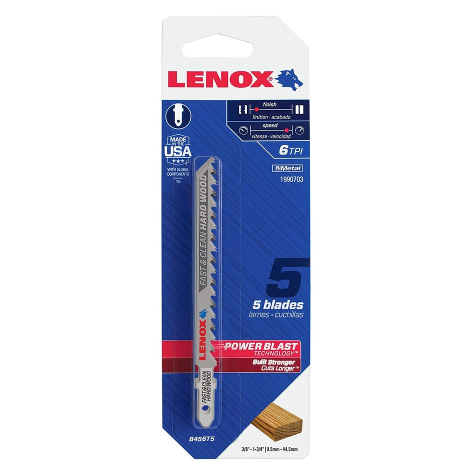 Lenox Jig B456T5 4 X 5/16 X 058 X 6 5/Pk 1990703 - AAA Industrial Supply