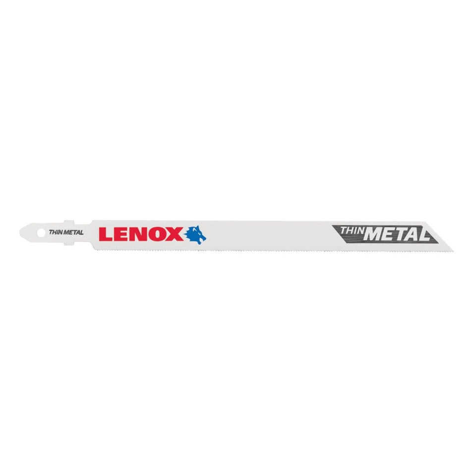 Lenox T - Shank Thin Metal Cutting Jig Saw Blade, 5 1/4" X 3/8"24 Tpi, 5 Pack - AAA Industrial Supply