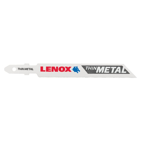 Lenox Tools T - Shank Thin Metal Cutting Jig Saw Blade, 3 5/8" X 3/8" 24 Tpi, 5 Pack - AAA Industrial Supply