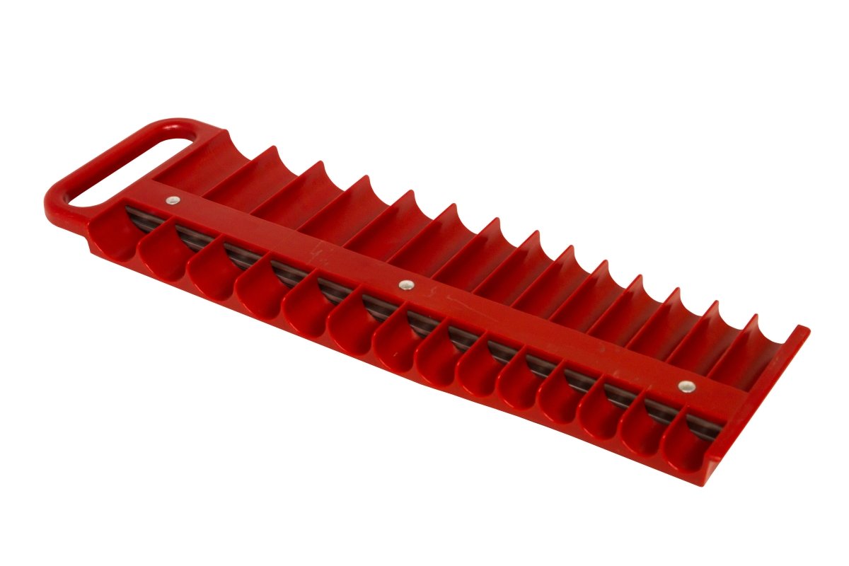 Lisle 3/8 Drive Magnetic Socket Holder/Red - AAA Industrial Supply